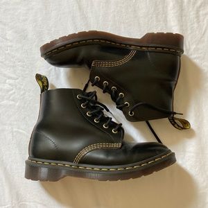 Dr. Martens 101 Vintage Smooth Leather Ankle Boots